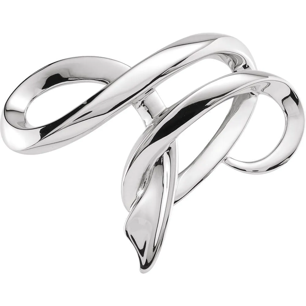 14k White Gold Fashion Chain Slide