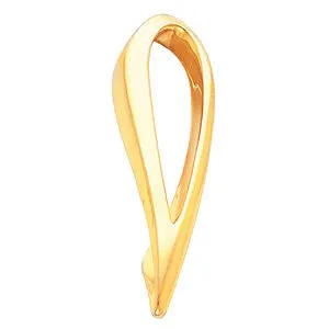 14k White Gold Fashion Chain Slide