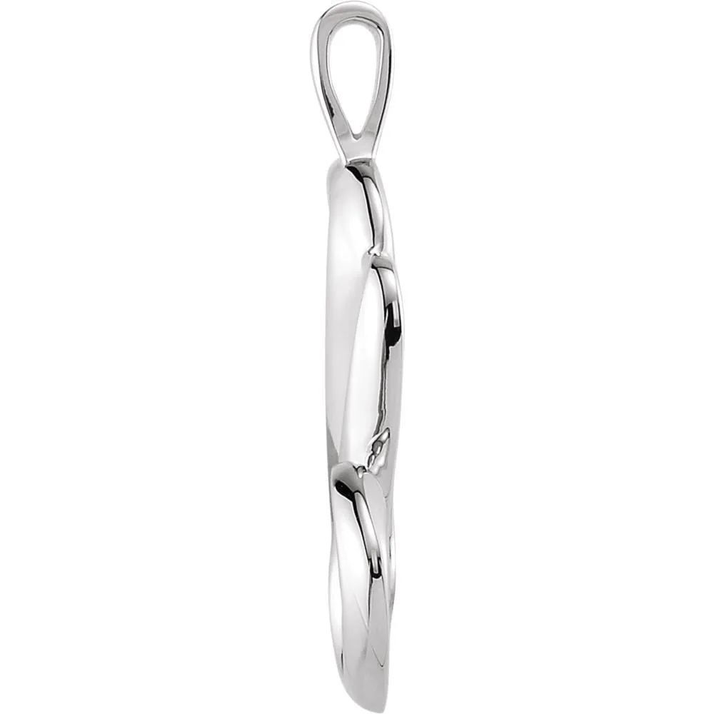 14k White Gold Fashion Pendant