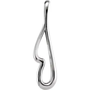 14k White Gold Fashion Pendant