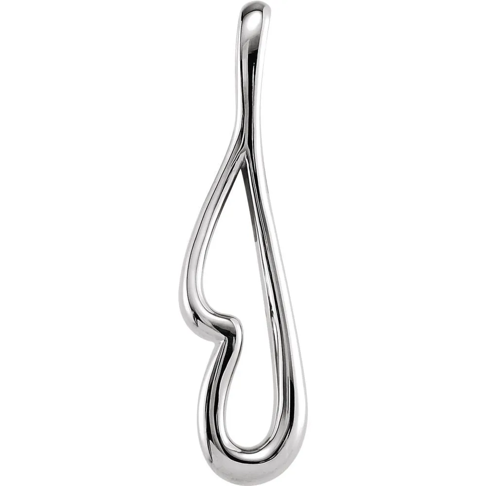 14k White Gold Fashion Pendant