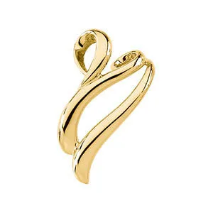 14k Yellow Gold Fashion Chain Slide