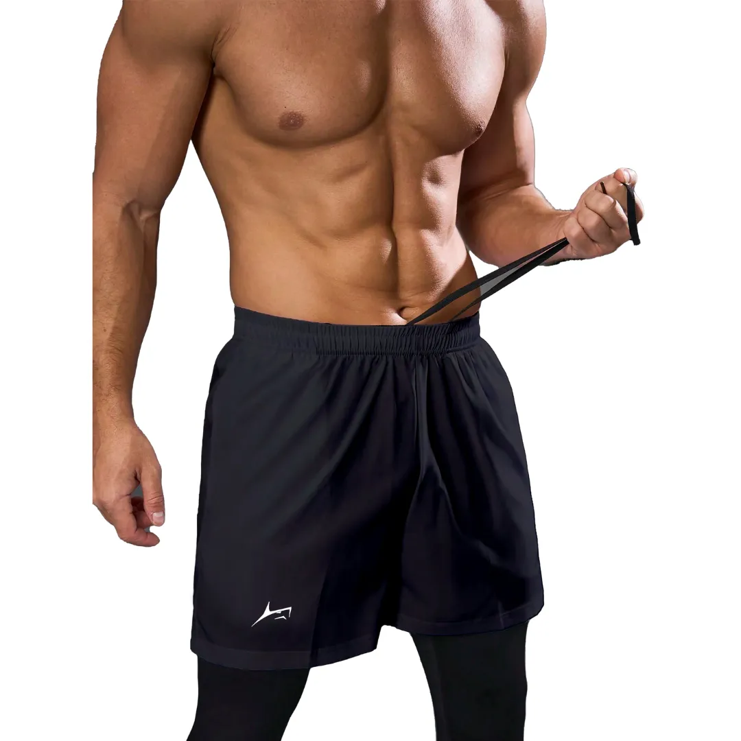 2 in 1 Active Dual Pants with Inner Compression