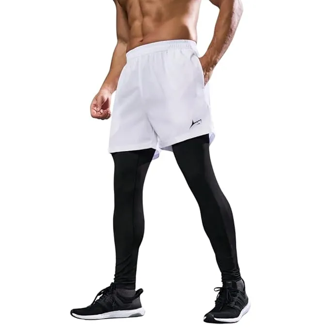 2 in 1 Active Dual Pants with Inner Compression