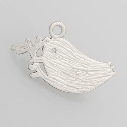 2013-2014 Fashion 21*14MM lovely modern charms,Chick With Two Holes,Matte Rhodium,suit for necklace/bracelet/earring ect,sold 10pcs per pkg