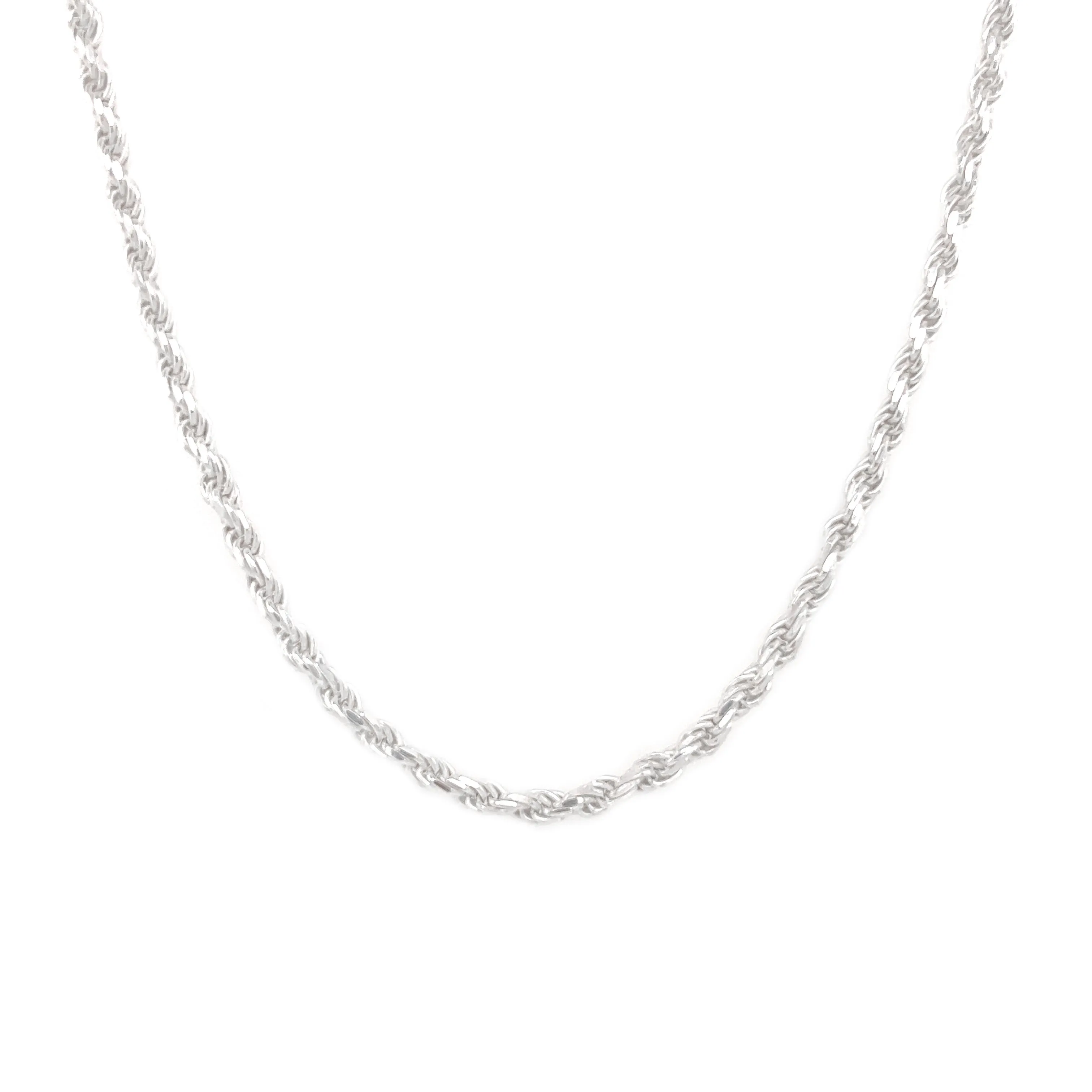 3mm Silver Rope Chain