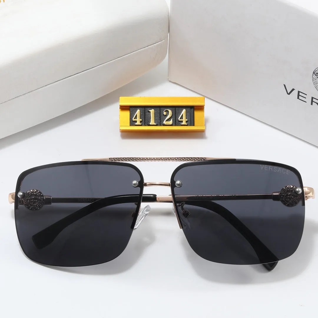 5 colors Elegant metal sunglasses