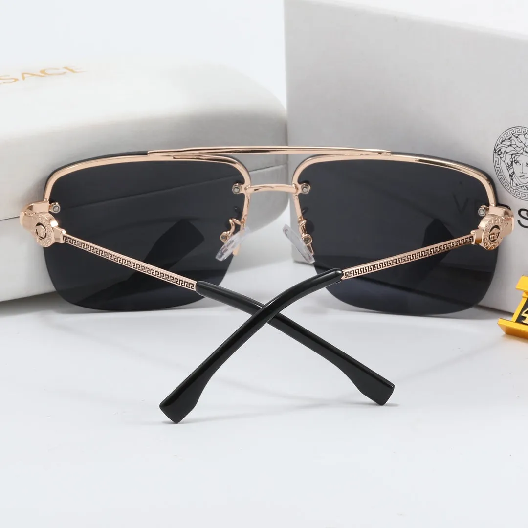 5 colors Elegant metal sunglasses