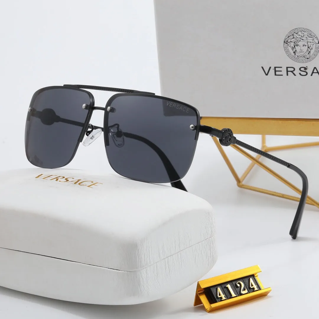 5 colors Elegant metal sunglasses