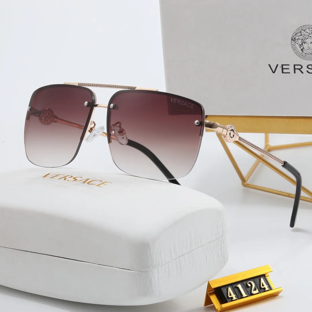5 colors Elegant metal sunglasses