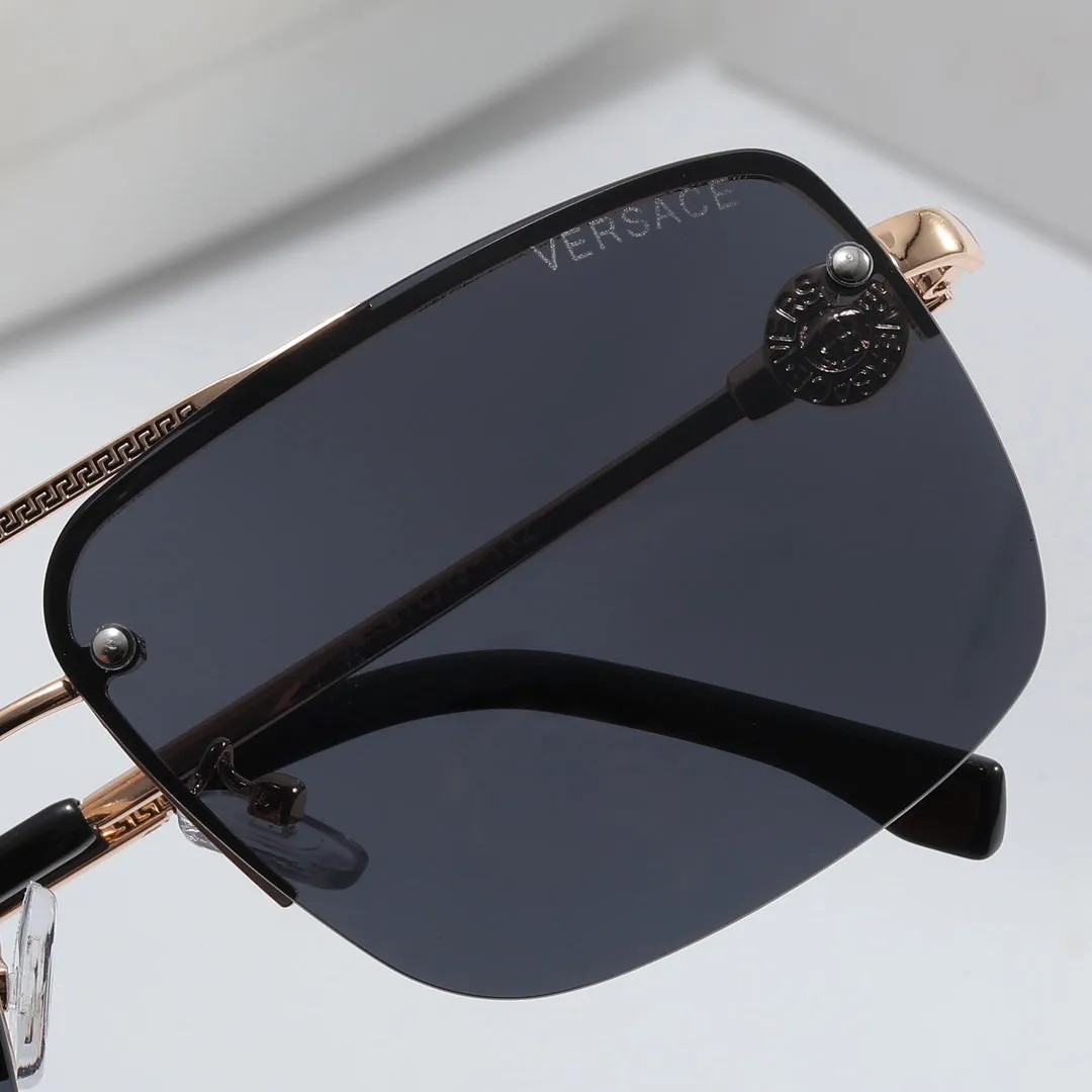 5 colors Elegant metal sunglasses