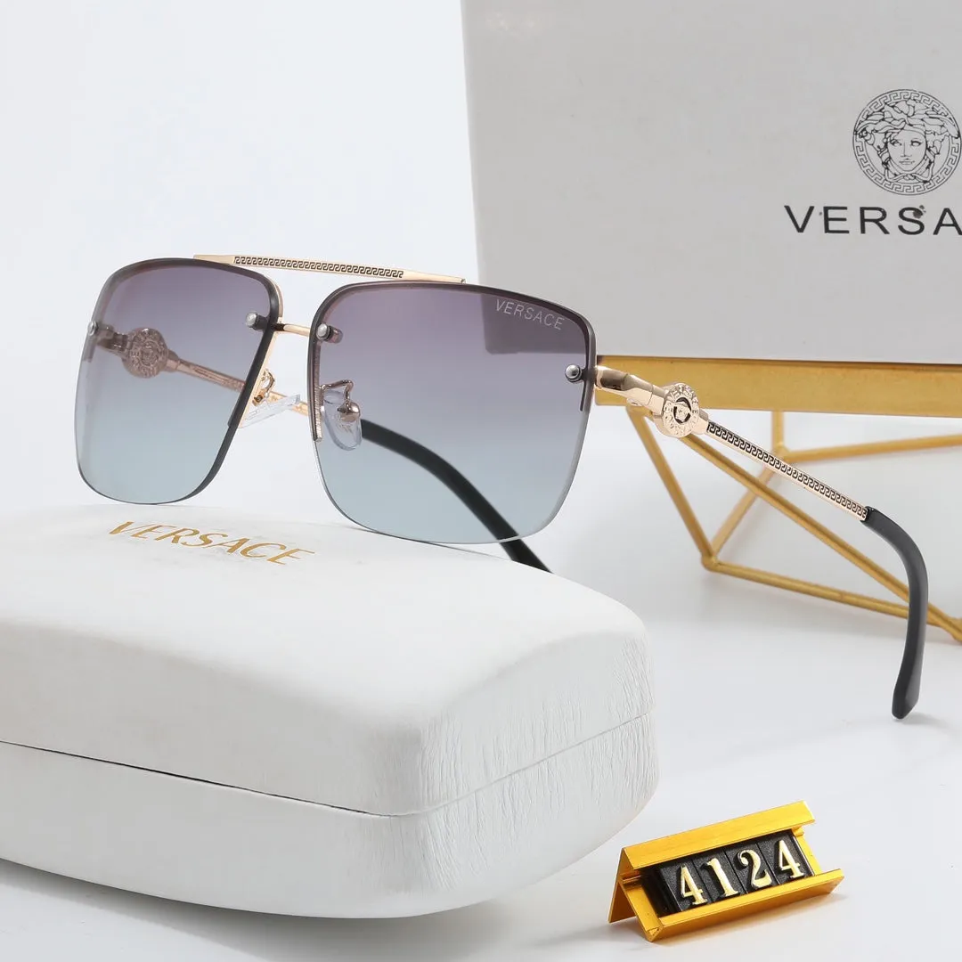 5 colors Elegant metal sunglasses