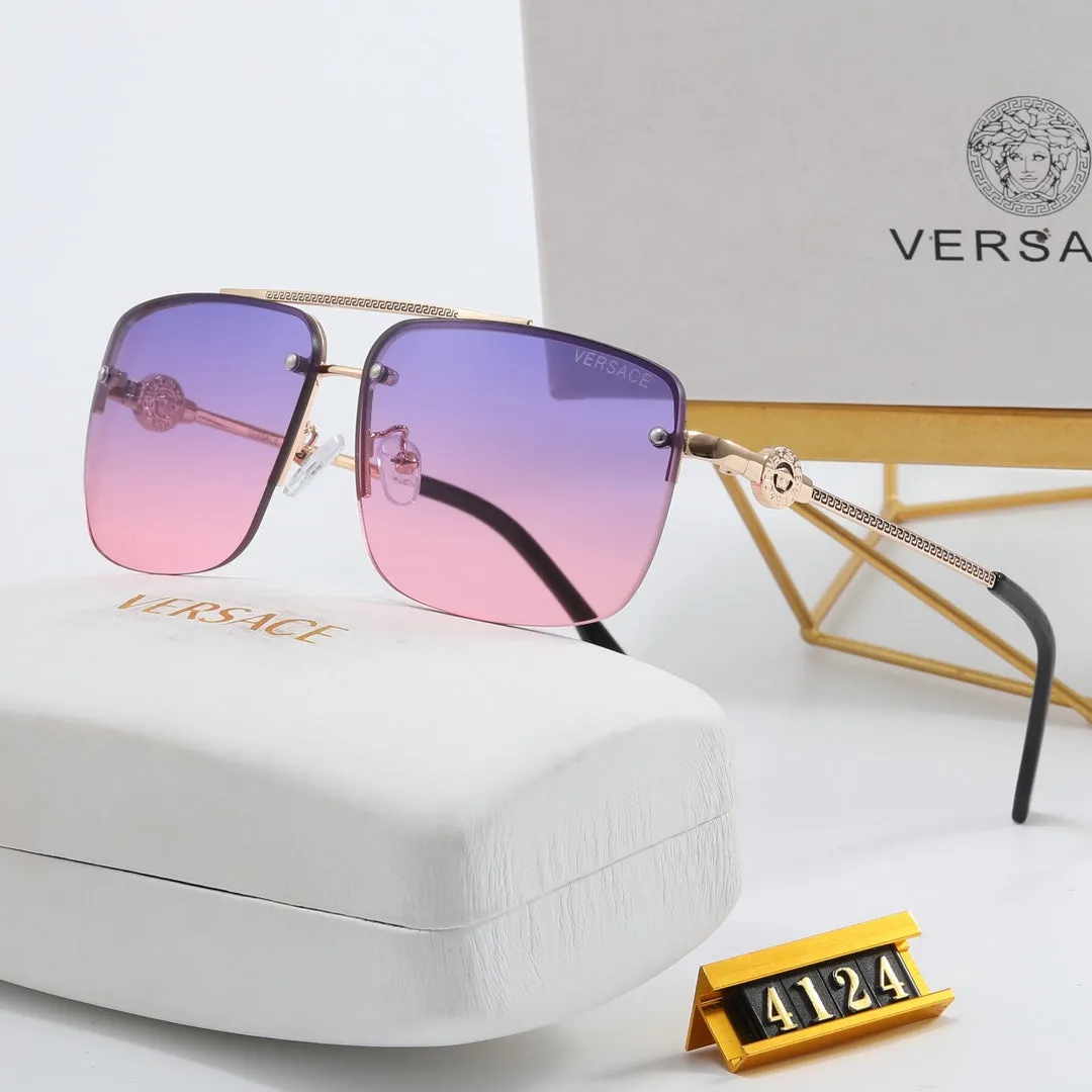5 colors Elegant metal sunglasses