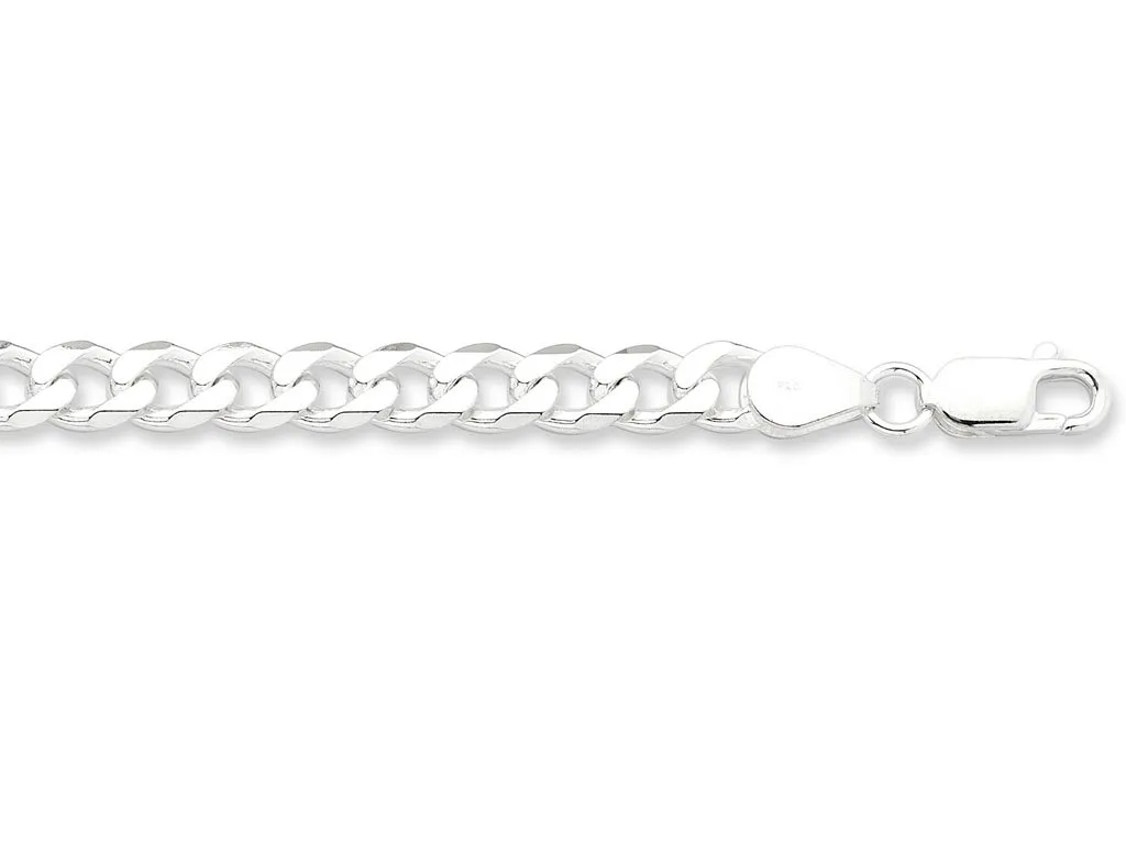 50cm Sterling Silver Curb Necklace