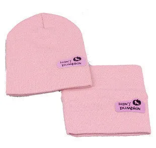 6 Colors Children Hedging Cap   Scarf Suit Leather Standard Solid Color Candy-Colored Wool Hats sboy Caps Baby Hat