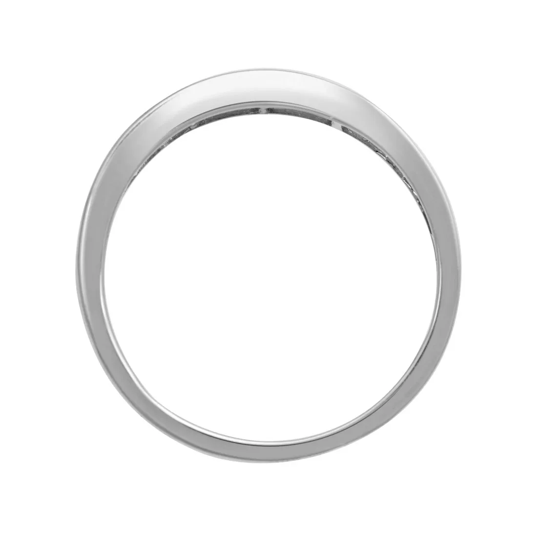 9ct White Gold Diamond Channel Eternity Ring
