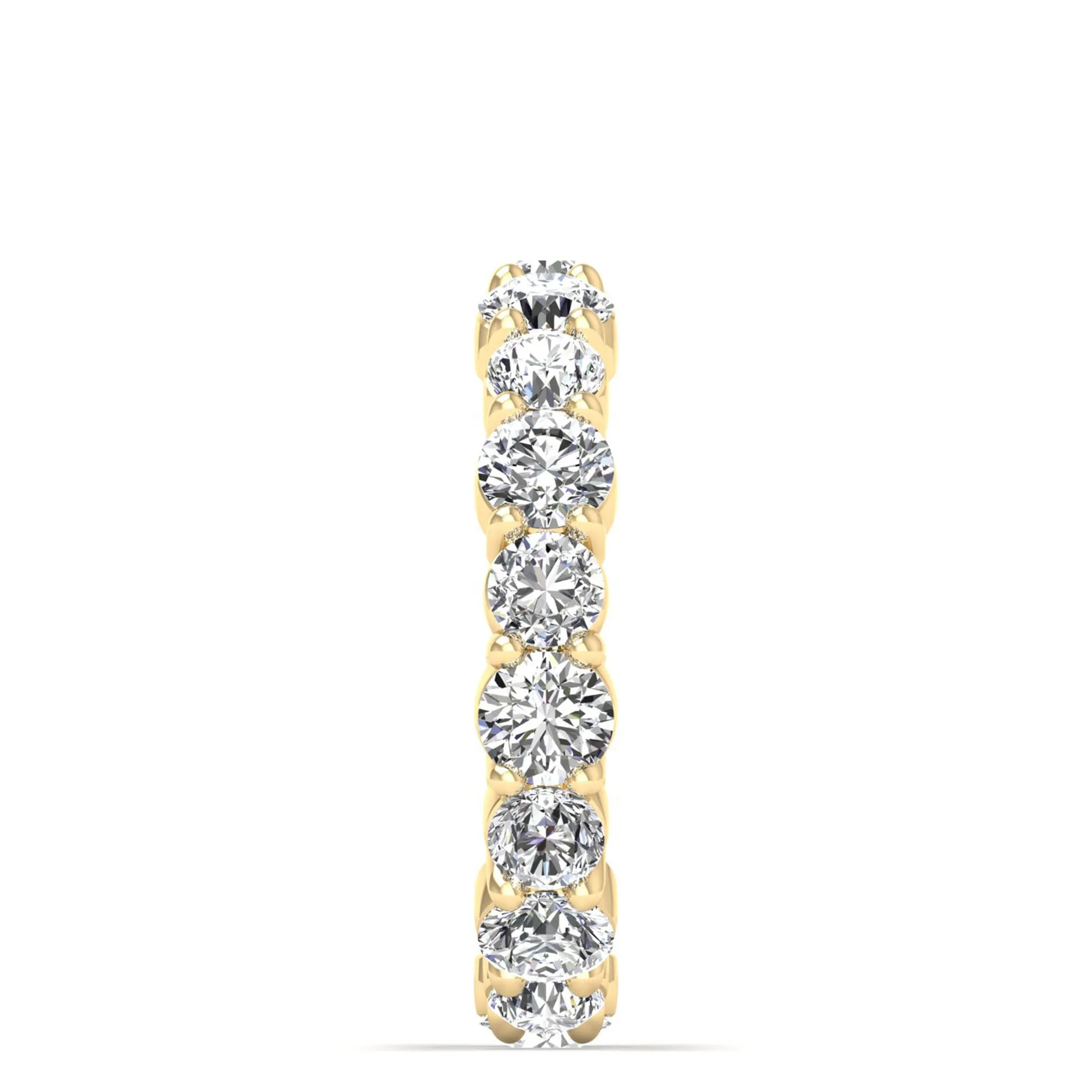 Alternating Shared Prong Diamond Eternity Ring