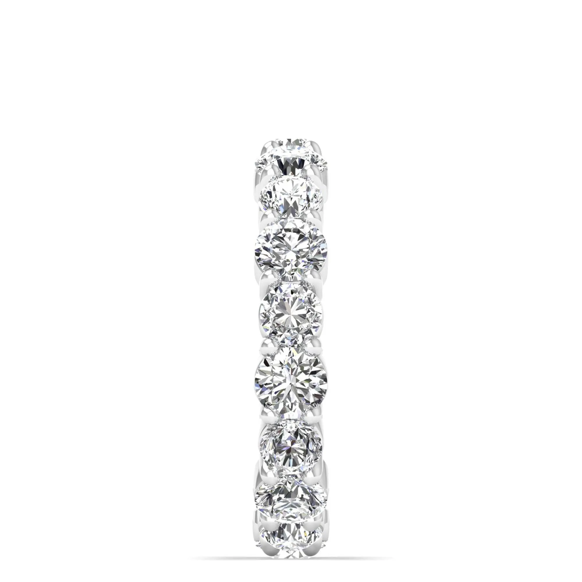 Alternating Shared Prong Diamond Eternity Ring