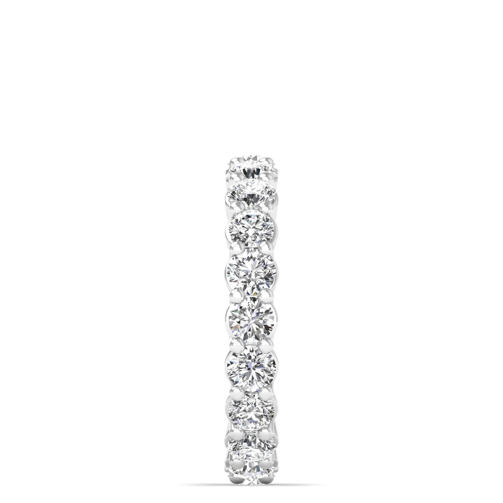 Alternating Shared Prong Diamond Eternity Ring