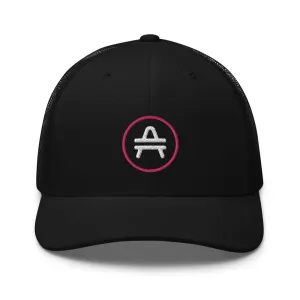 AMP Token Stenciled Alt-logo Trucker Cap