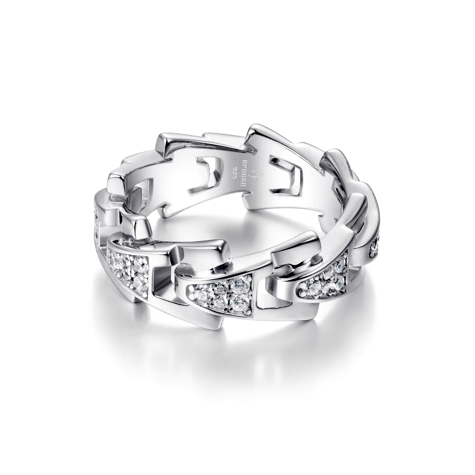 Aporro A® Iced Out Ring - 8mm