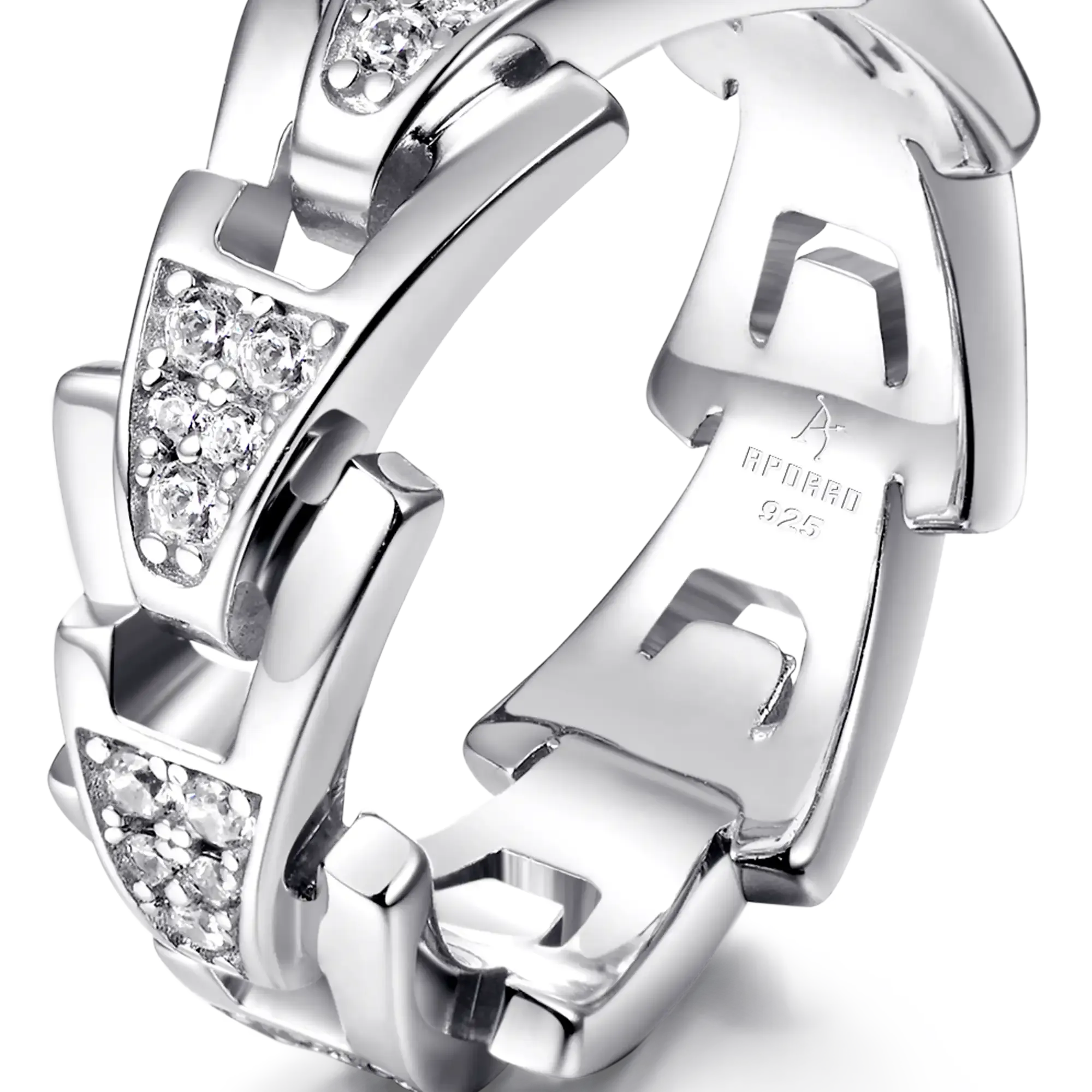 Aporro A® Iced Out Ring - 8mm
