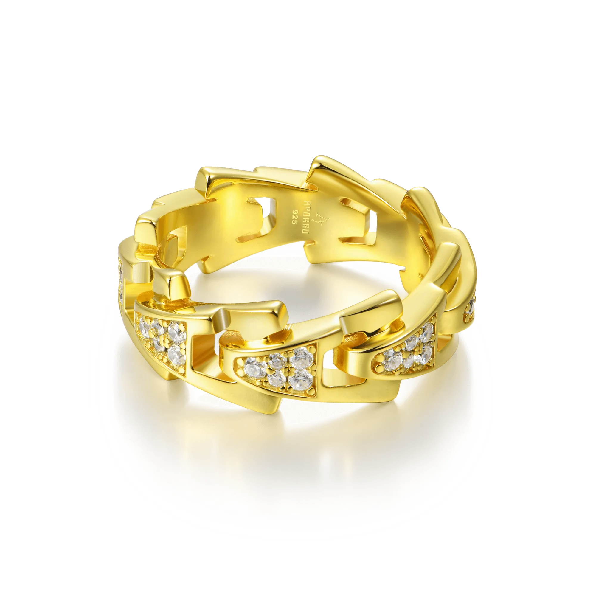 Aporro A® Iced Out Ring - 8mm