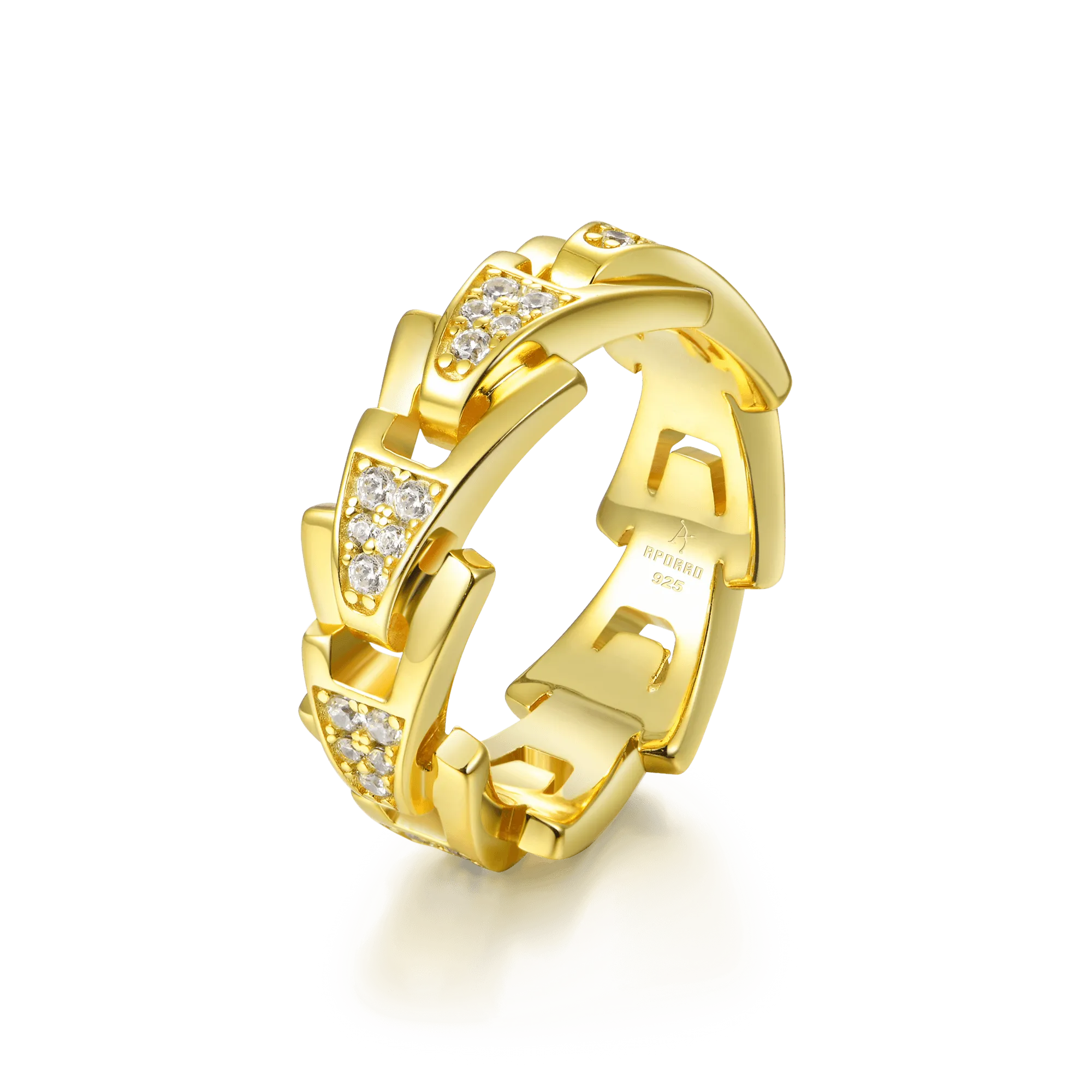Aporro A® Iced Out Ring - 8mm