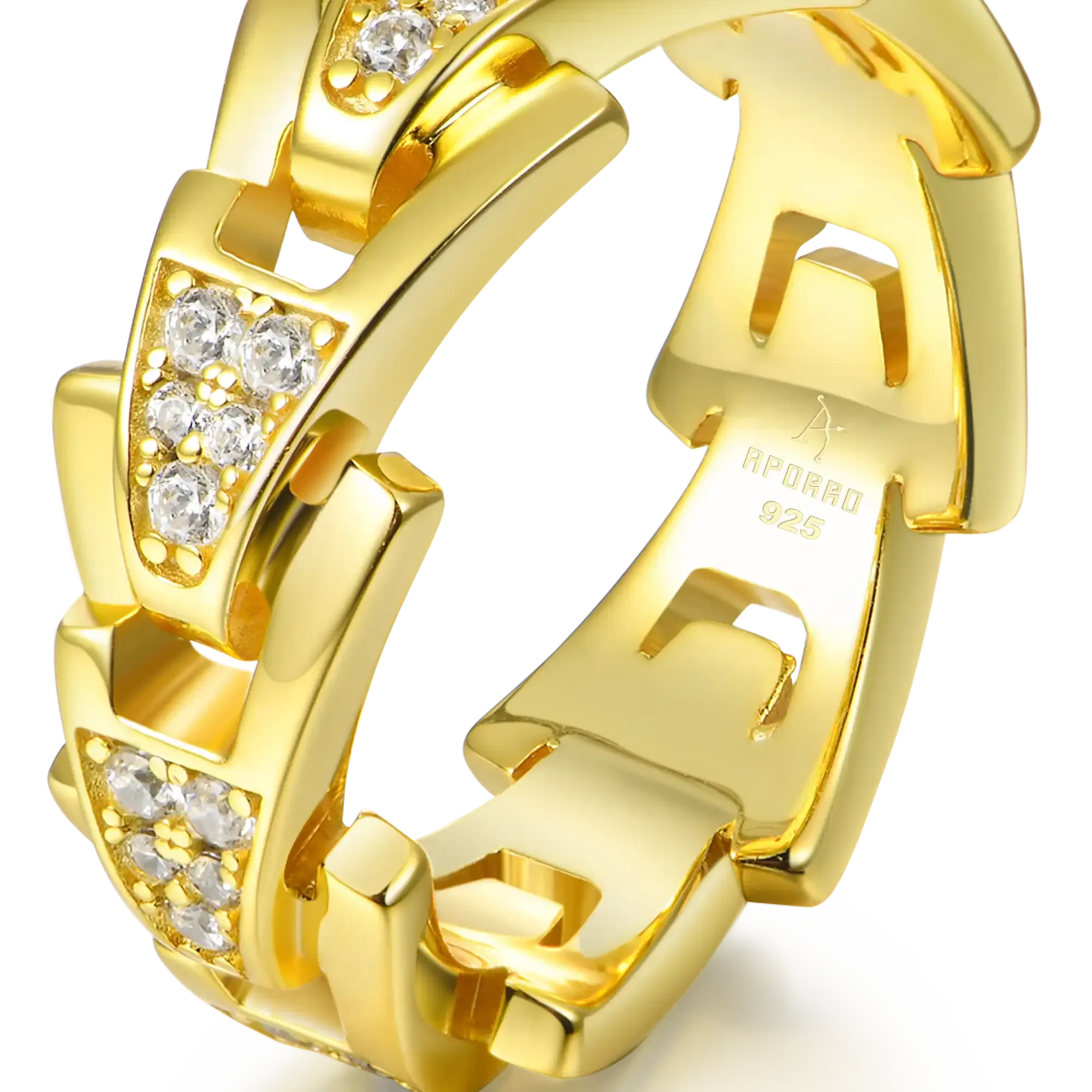 Aporro A® Iced Out Ring - 8mm