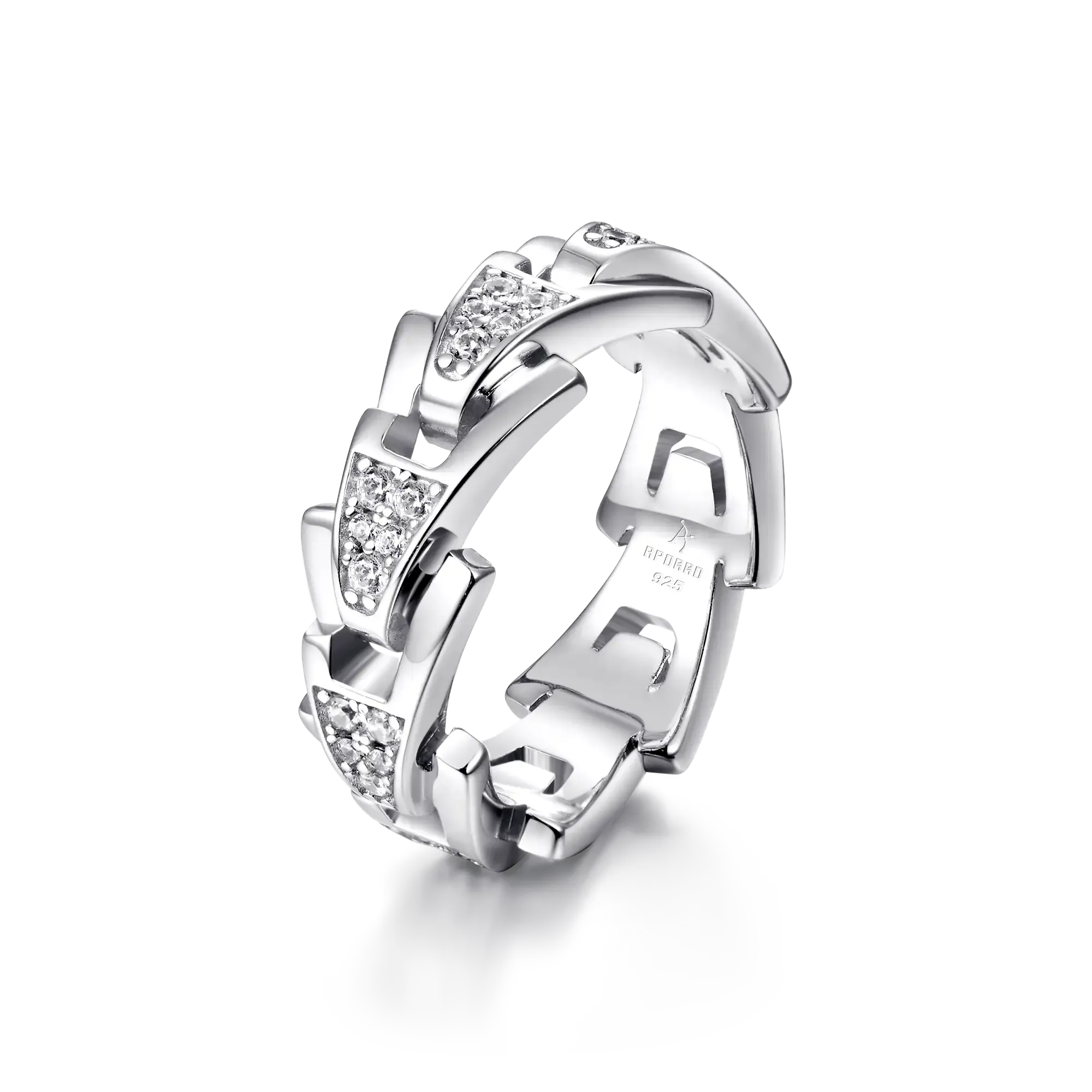 Aporro A® Iced Out Ring - 8mm