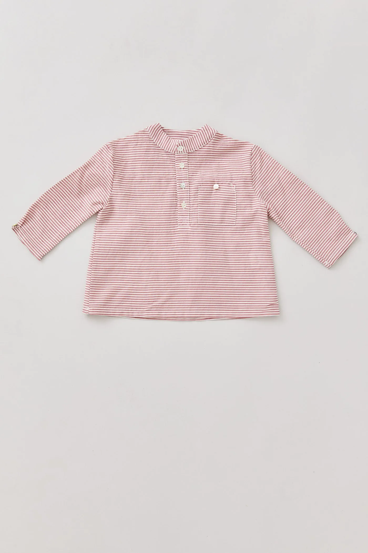 Apple Shirt - Red - White Stripes