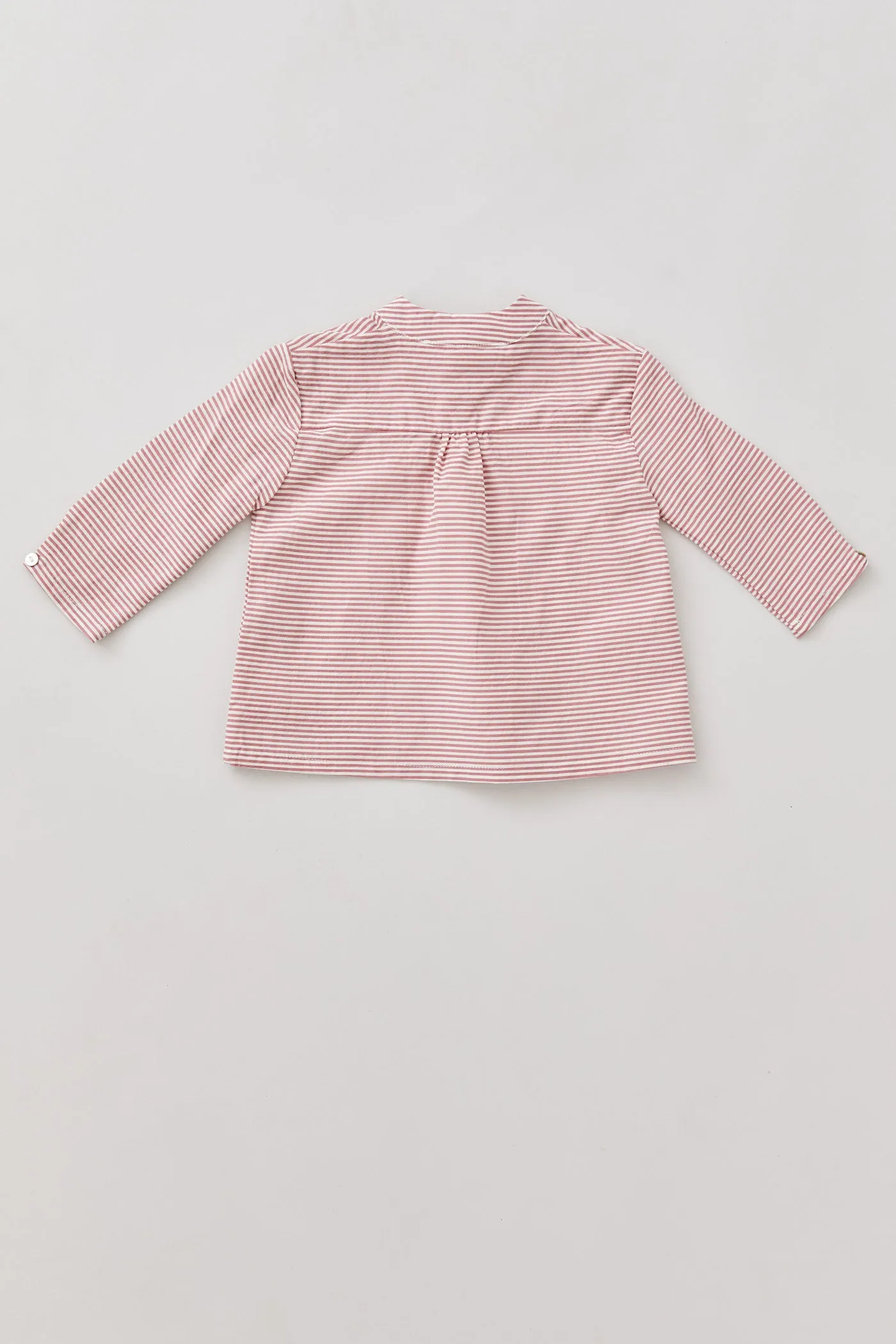 Apple Shirt - Red - White Stripes