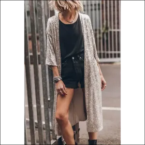 Apricot Sequin Duster Cardigan: Because Adulting is Hard. ?Needful Things