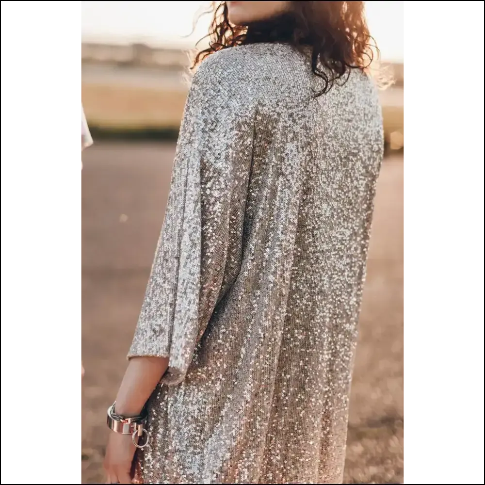 Apricot Sequin Duster Cardigan: Because Adulting is Hard. ?Needful Things