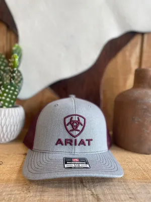 Ariat® Men’s Burgundy Snap Back Cap