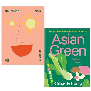Asian Green: Everyday plant-based recipes inspired by the East  & Australian Food 2 Books Set