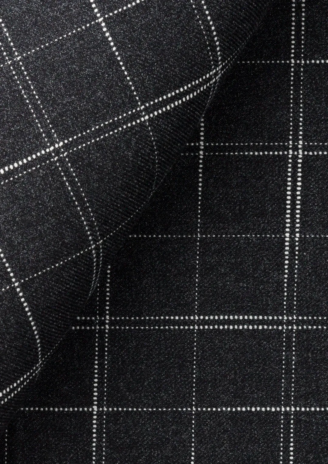 Astor Charcoal Flannel Windowpane Suit