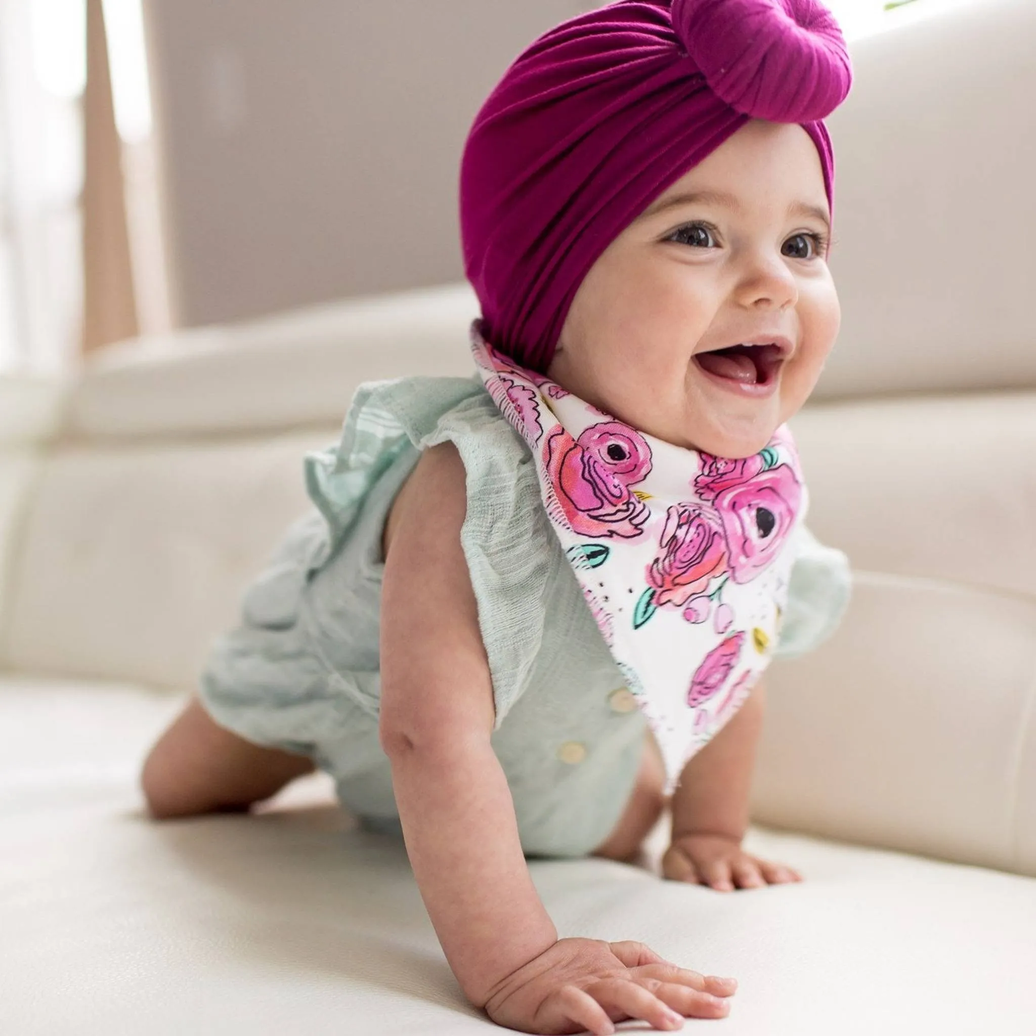 Baby Bandana Bibs - Bloom