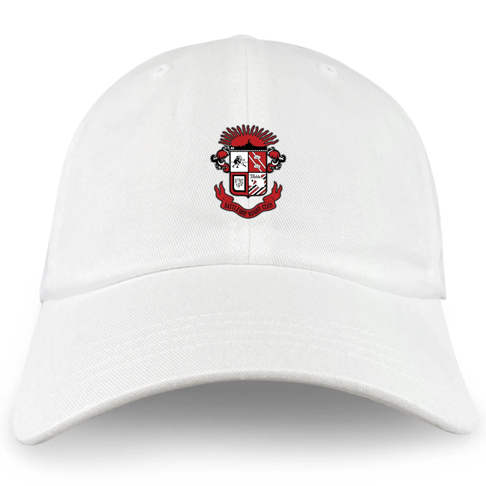 Battleship Rugby Club Adult Low-Profile Cotton Twill Dad Cap
