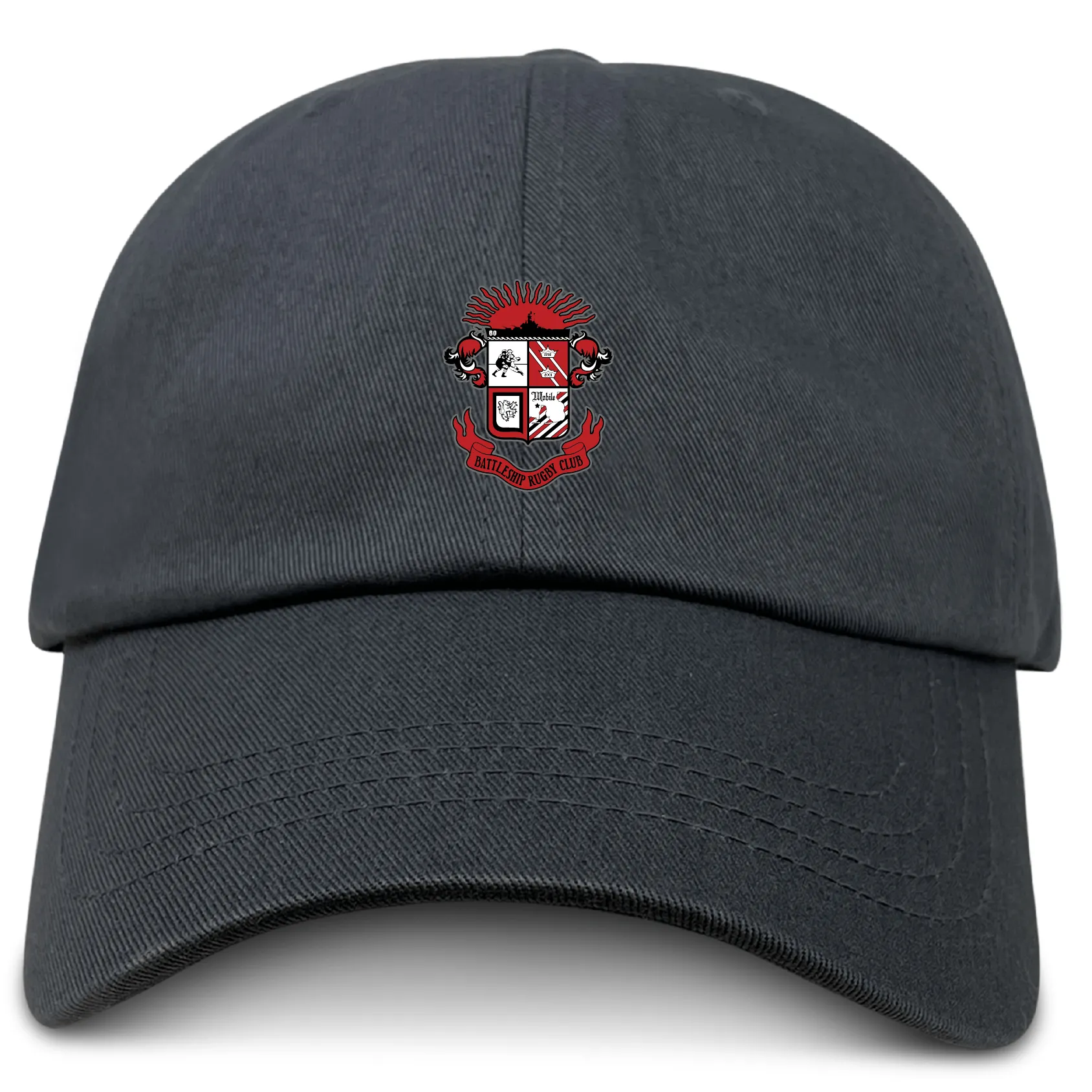 Battleship Rugby Club Adult Low-Profile Cotton Twill Dad Cap