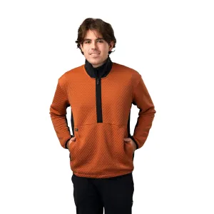 Bauer FLC Textured 1/2 Zip Mens Hoody - Clay