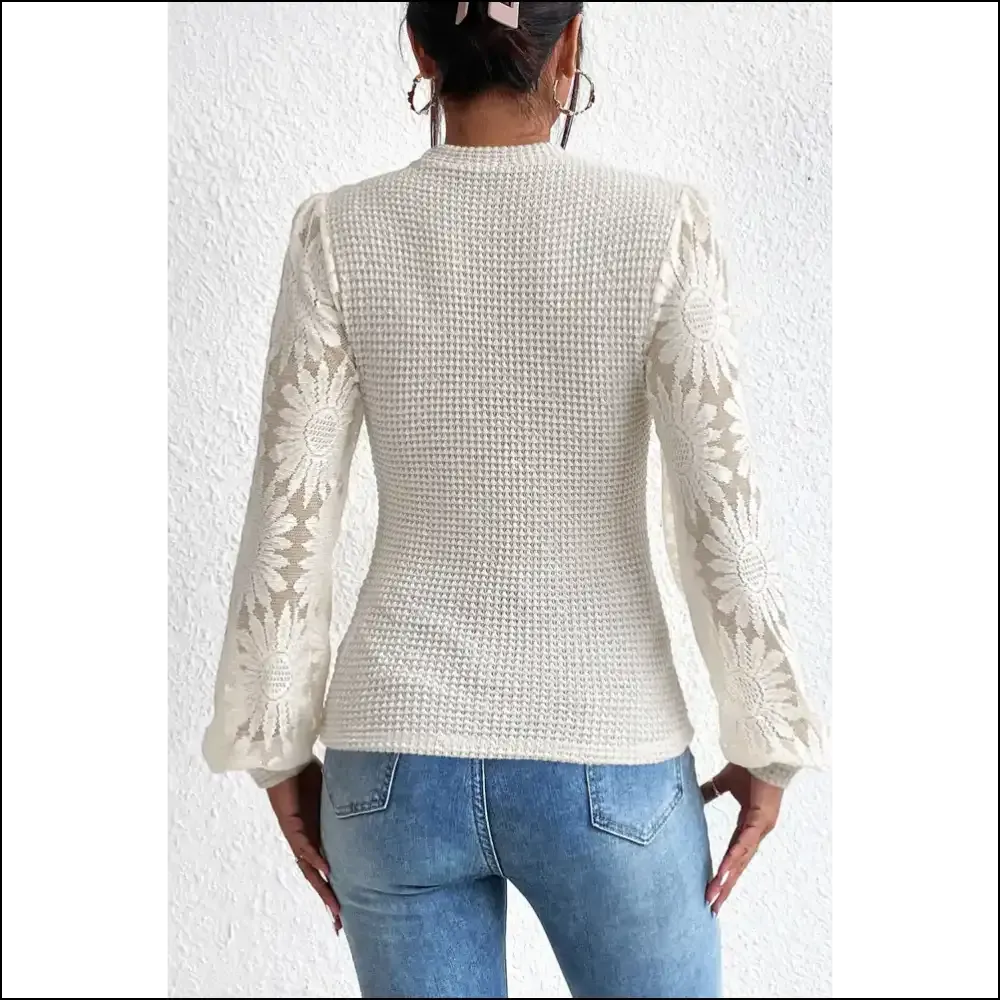 Beige Sunflower Mesh: I'm Wfle Knit-ty and i Know Things 🌻