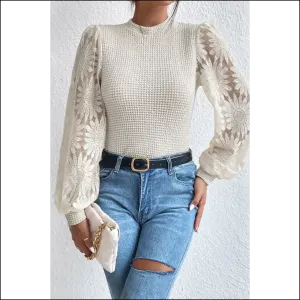 Beige Sunflower Mesh: I'm Wfle Knit-ty and i Know Things 🌻