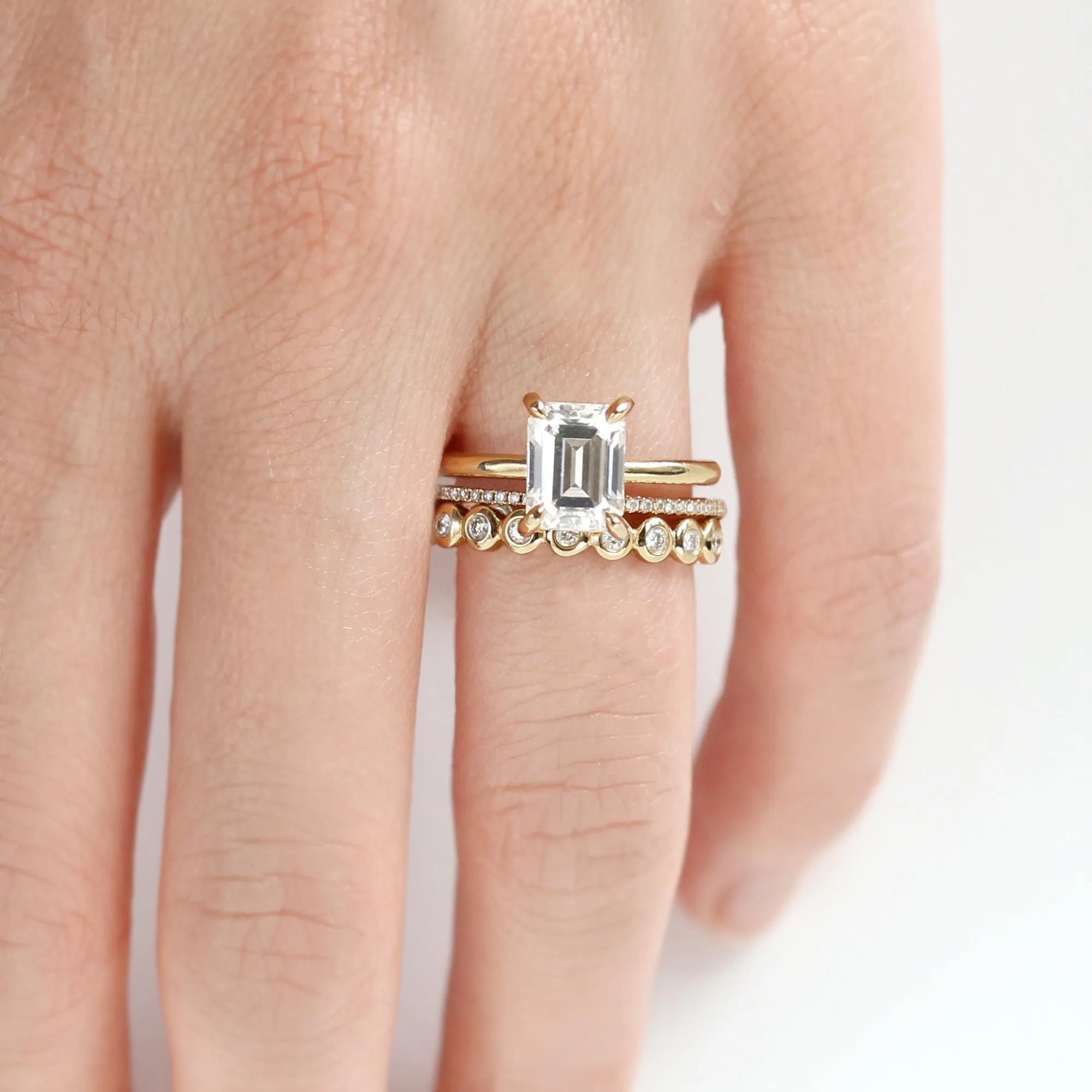 Bella Emerald Cut Solitaire Ring