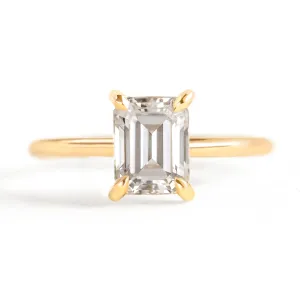 Bella Emerald Cut Solitaire Ring