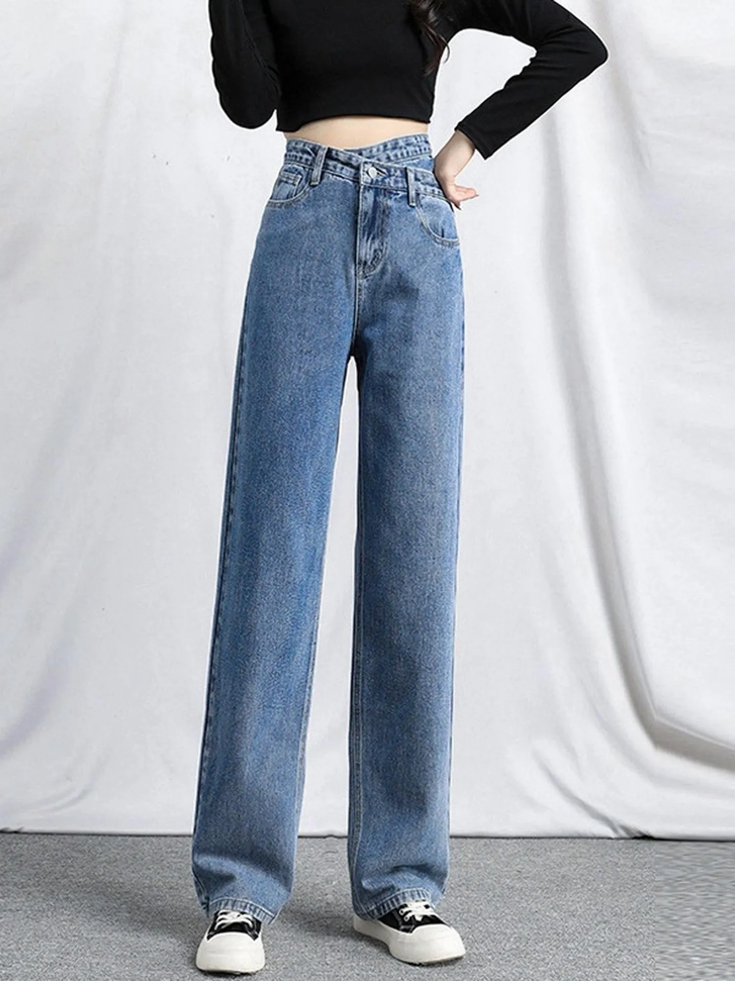 Blue Criss Cross Waistband