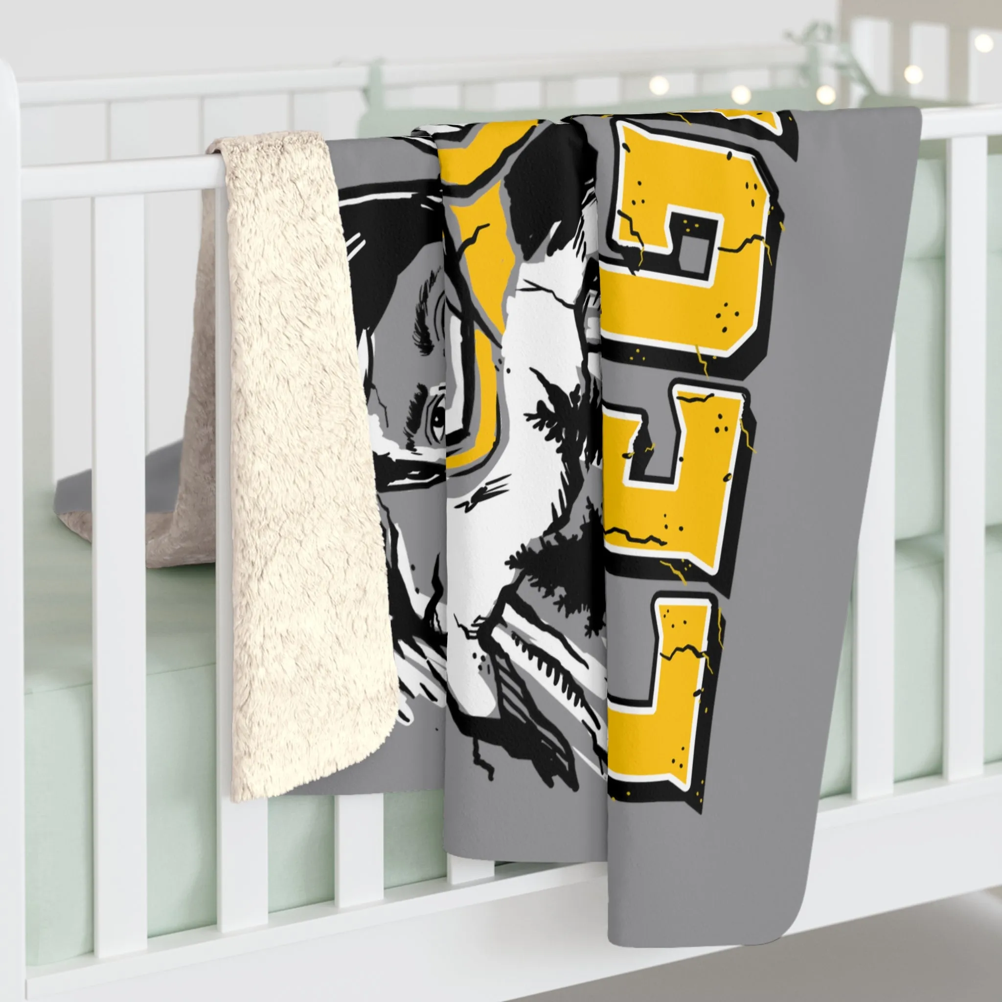 Boston Hockey Legends Sherpa Fleece Blanket