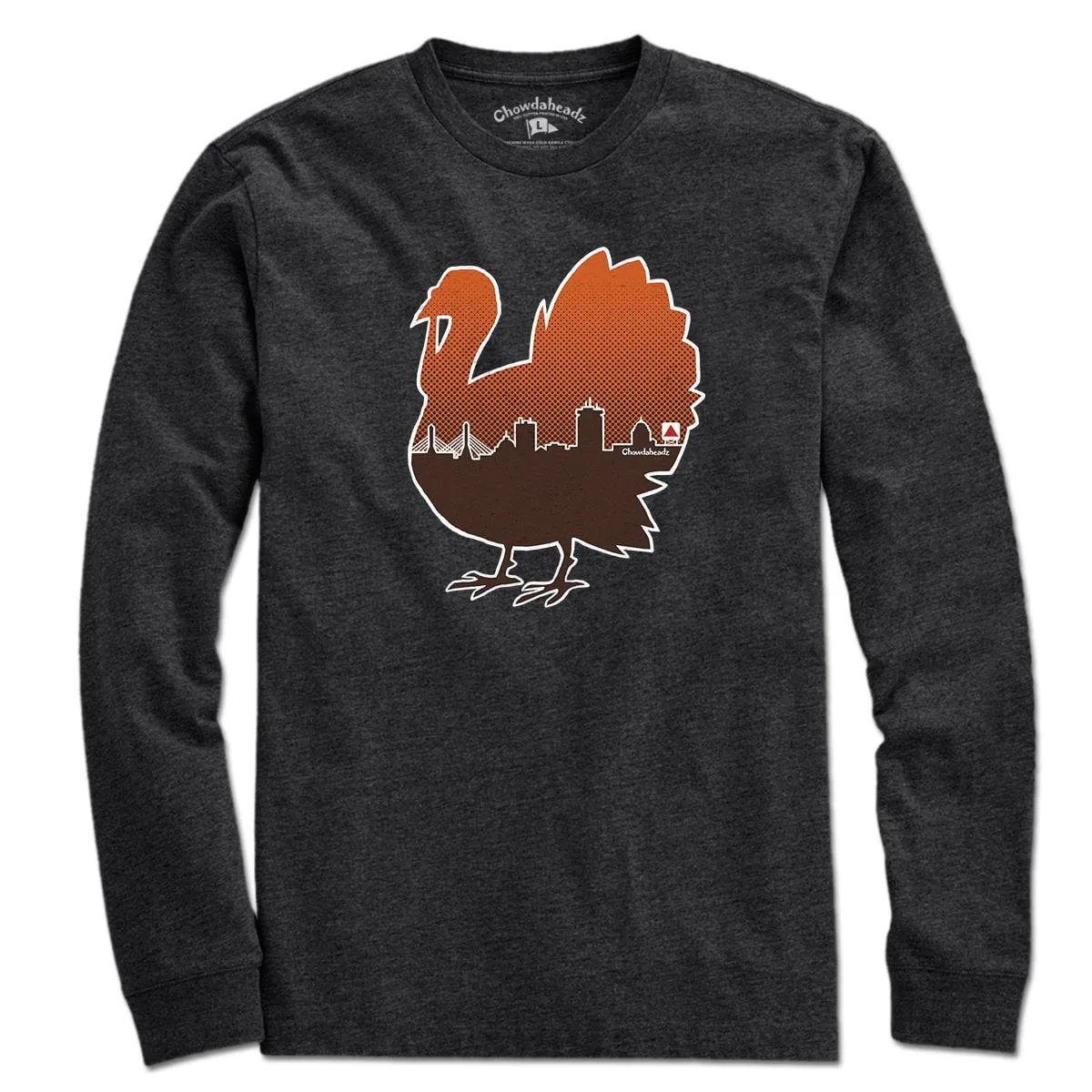 Boston Thanksgiving Turkey Skyline T-Shirt
