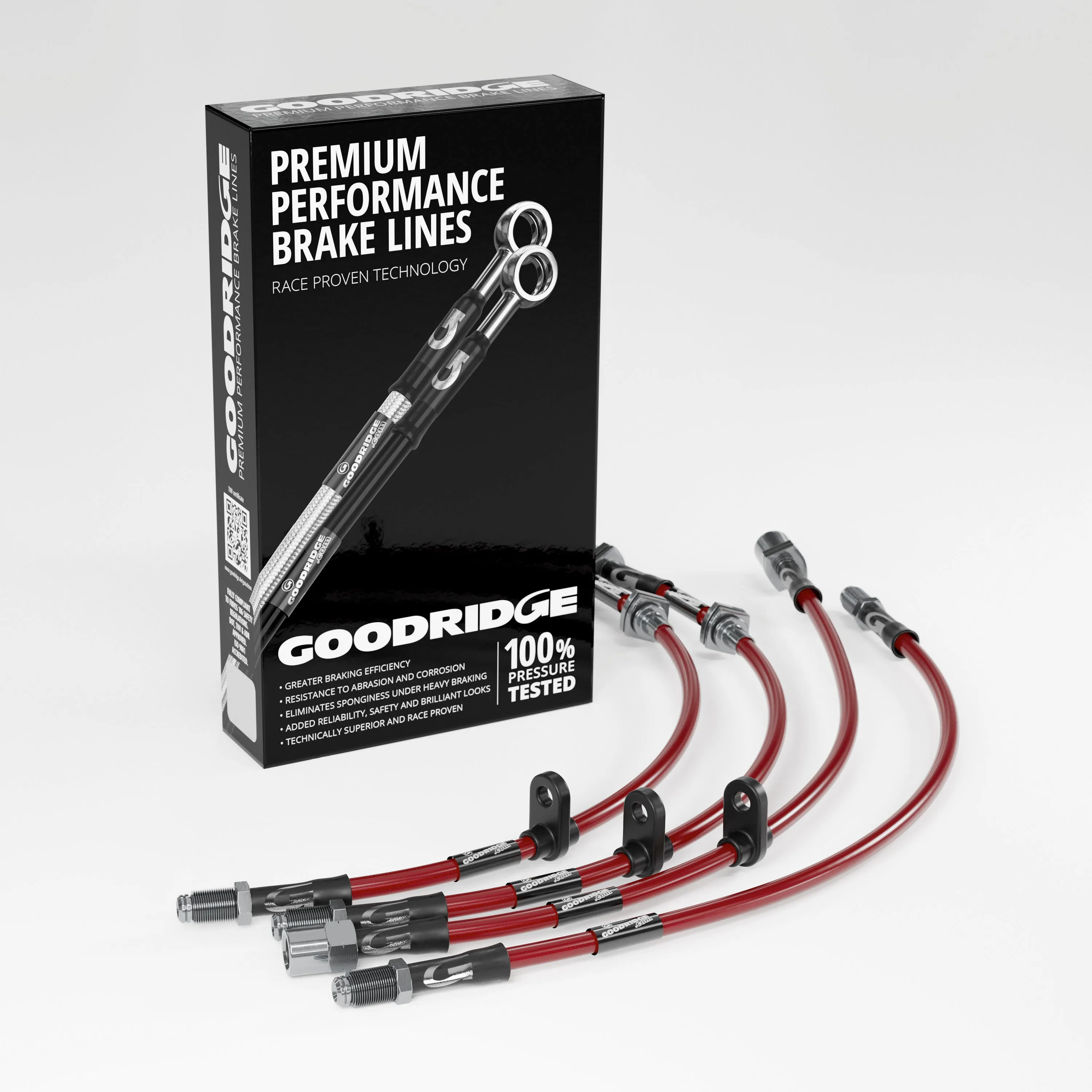 BRAKE HOSE KIT FOR FORD FOCUS MK3 2.0 ST 250 (WITH SPORTS PERFORMANCE PACKAGE) 07.12-12.17