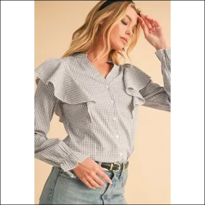 Brown Plaid Puff Sleeve: so Comfy, It's Practically Illegal! 😜 Needful Things